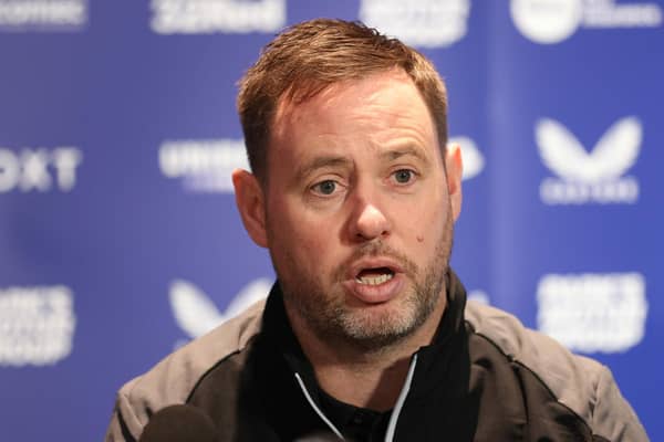 Rangers manager Michael Beale has conceded the chances of beating Celtic to the title are 'low'. (Photo by Craig Williamson / SNS Group)