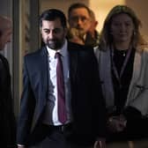 First Minister Humza Yousaf leaves the UK Covid-19 Inquiry hearing.