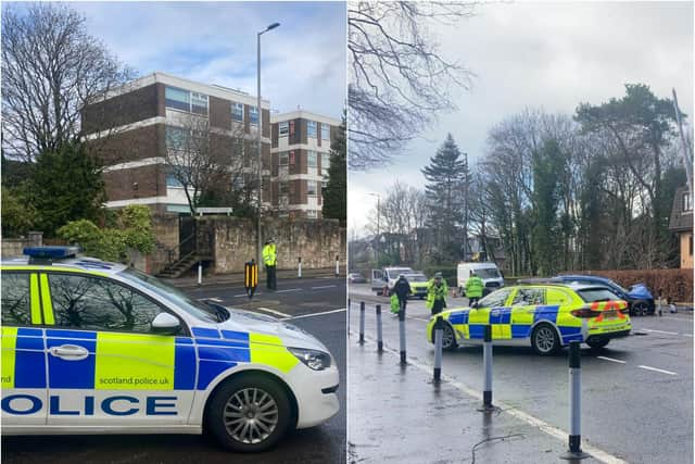 Ayr Road: Man taken to hospital after Newton Mearns crash