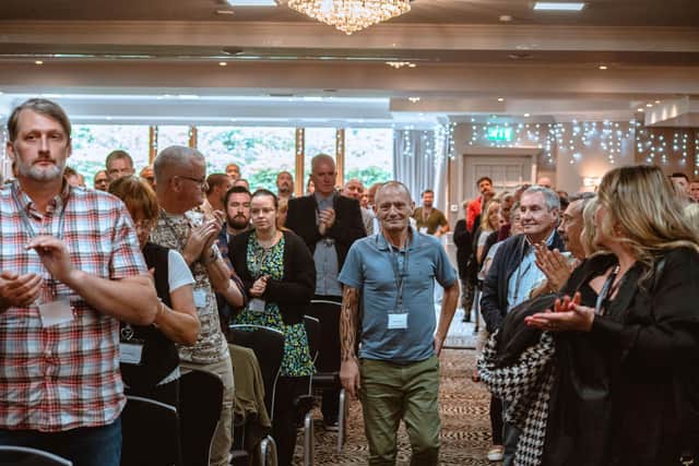 Audience members at Abbeycare's annual Recovery Gathering last year