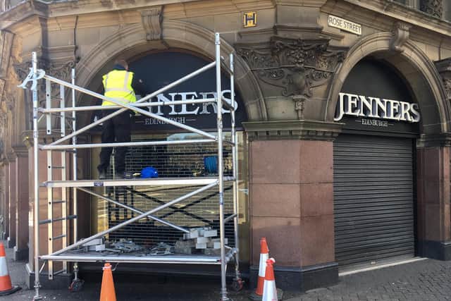 More Jenners signage taken off in recent days.