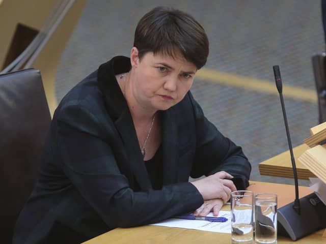 Regrets: Ruth Davidson