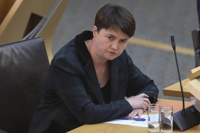 Regrets: Ruth Davidson