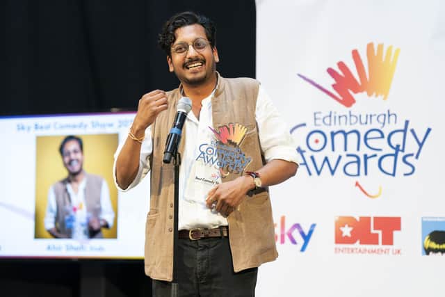 Ahir Shah was named winner of the best comedy show prize at the Edinburgh Comedy Awards. Picture: Jane Barlow/PA Wire
