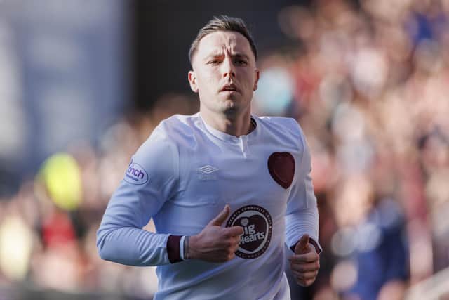 Hearts' Barrie McKay made his latest return from injury against Kilmarnock.
