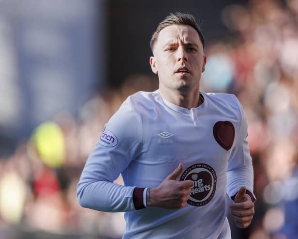 Hearts' Barrie McKay made his latest return from injury against Kilmarnock.