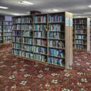 The carpet at the Mitchell Library in Glasgow - inspiration for Elizabeth Price's film Underfoot PIC: Andrew Lee