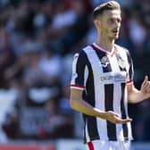 St Mirren's Scott Tanser was involved in a car crash that left his wife injured. (Photo by Ewan Bootman / SNS Group)
