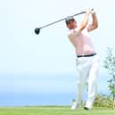 TENERIFE, SPAIN - MAY 07: Richie Ramsay of Scotland tees off on the 6th hole during Day Two of the Canary Islands Championship at Golf Costa Adeje on May 07, 2021 in Tenerife, Spain. (Photo by Andrew Redington/Getty Images)