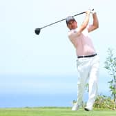 TENERIFE, SPAIN - MAY 07: Richie Ramsay of Scotland tees off on the 6th hole during Day Two of the Canary Islands Championship at Golf Costa Adeje on May 07, 2021 in Tenerife, Spain. (Photo by Andrew Redington/Getty Images)