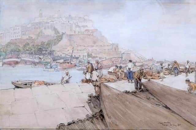 Tangier Port, by James McBey