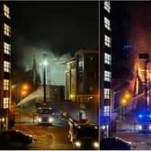 Partick Bridge Street: Local resident's evacuated in the early hours after emergency services attend a large fire in Glasgow church