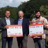 Russell Borthwick (AGCC), Craig Leuchars (CNER) and Jordan Jack (CNER) (Pic:AGCC)