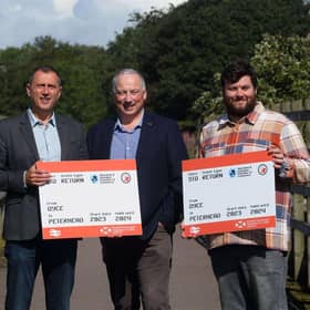 Russell Borthwick (AGCC), Craig Leuchars (CNER) and Jordan Jack (CNER) (Pic:AGCC)