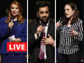 All three candidates, Kate Forbes, Humza Yousaf and Ash Regan, will take part in the first TV debate following the shock resignation of Nicola Sturgeon.