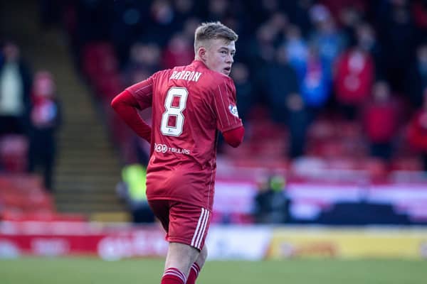 A contract extension offer from Aberdeen remains on the table for Connor Barron.  (Photo by Craig Williamson / SNS Group)