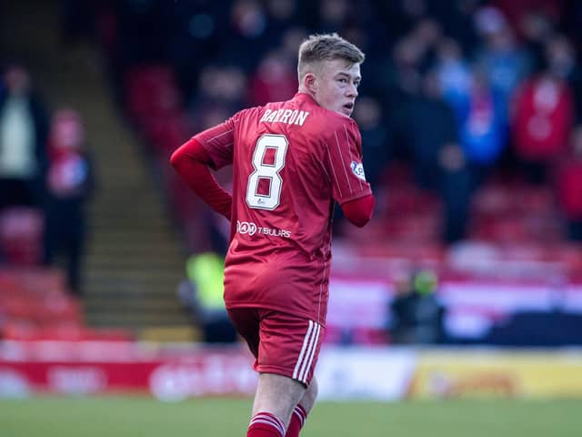 A contract extension offer from Aberdeen remains on the table for Connor Barron.  (Photo by Craig Williamson / SNS Group)