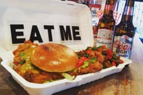 Free food: Buck's Bar in Glasgow gace away free food to highlight the covid lockdown restrictions