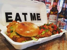 Free food: Buck's Bar in Glasgow gace away free food to highlight the covid lockdown restrictions