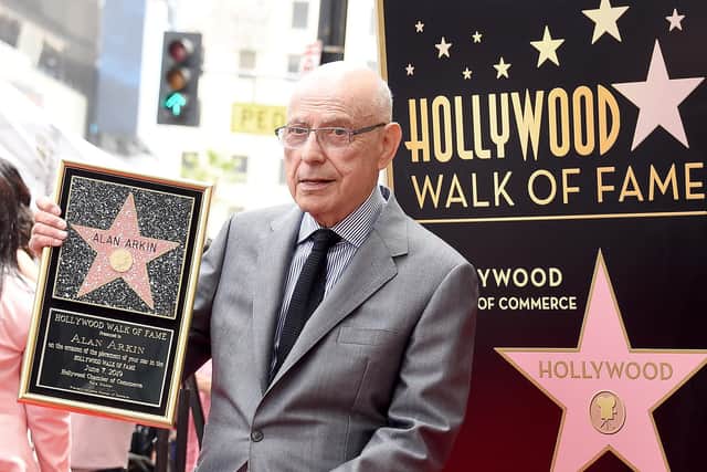 Alan Arkin poses at his Hollywood Walk of Fame Star ceremony in 2019 (Picture: Gregg DeGuire/Getty Images)