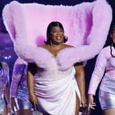Lizzo at the Brits. She's on the bill for Glastonbury but not as a headliner even though she 'totally could be' admit the organisers. (Picture: Ian West/PA)