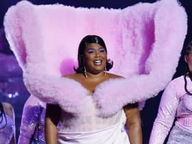 Lizzo at the Brits. She's on the bill for Glastonbury but not as a headliner even though she 'totally could be' admit the organisers. (Picture: Ian West/PA)