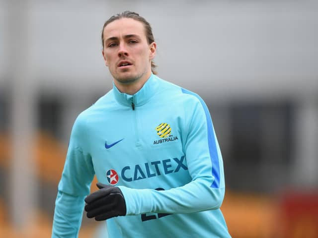 Jackson Irvine has joined Hibs on a deal until the end of the season