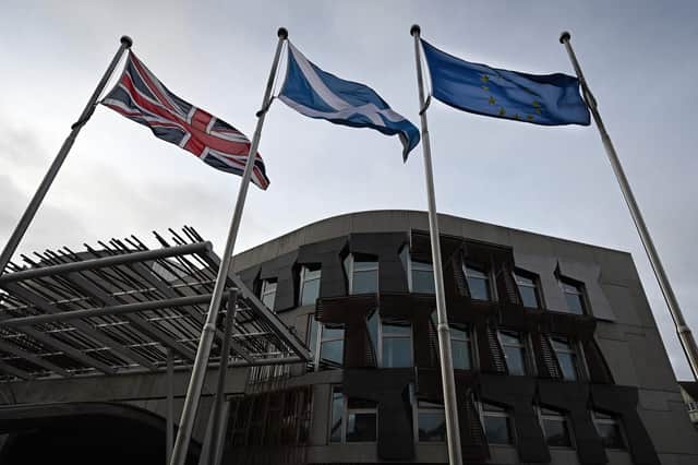People in Scotland should be allowed to choose 'devolution max' rather than be forced into either the independence or unionist camp (Picture: Andy Buchanan/AFP via Getty Images)