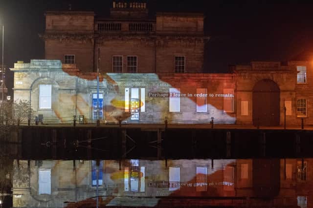 Custom House was brought into use for the Message From The Skies project during Edinburgh's Hogmanay festival in 2019. Picture: Ian Georgeson