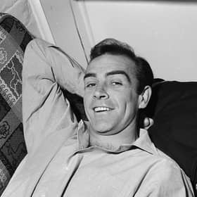 Sean Connery pictured in August 1962 in his London basement flat, shortly before he was to make his cinematic debut as James Bond.