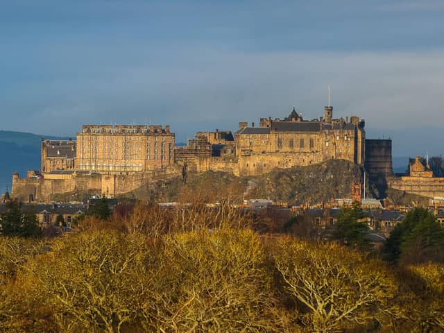A view of Edinburgh Castle looking north from Braid Hills Road. The name of the castle's Redcoat Cafe will be reviewed, it has been confirmed. Picture: Scott Louden