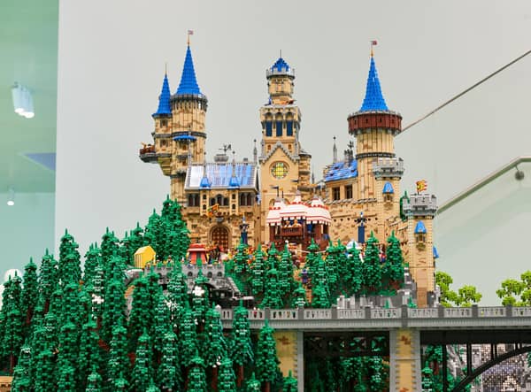 A model at Lego House in Billund, Denmark. Pic: PA Photo/LEGO House.