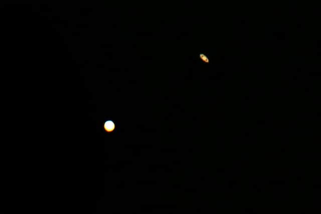 Jupiter and Saturn ahead of the 'great conjunction' of the two planets in 2020 (Photo: YASSER AL-ZAYYAT/AFP via Getty Images)