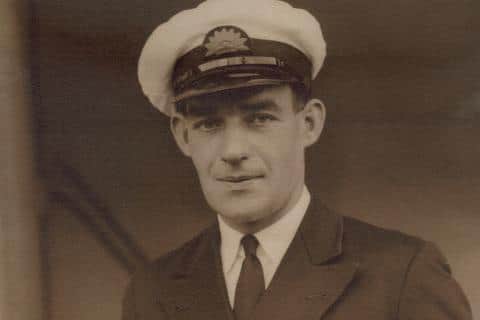 John Allister served as an engineer in the merchant navy - pic  courtesy of Anne Allister
