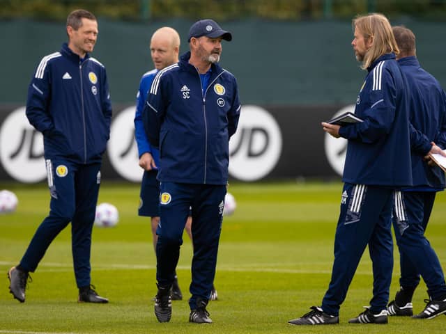 Steve Clarke's Scotland XI intrigues for Wednesday's Ukraine game.  (Photo by Craig Williamson / SNS Group)