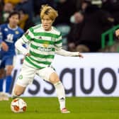 Celtic striker Kyogo Furuhashi remains a doubt for Sunday's Premier Sports Cup final against Hibs  (Photo by Alan Harvey / SNS Group)