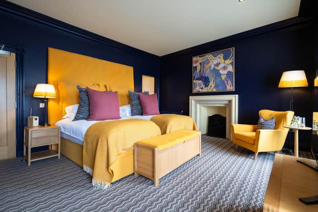 One of the four bedrooms at The Shoregate, Crail. Pic: Ashley Coombes