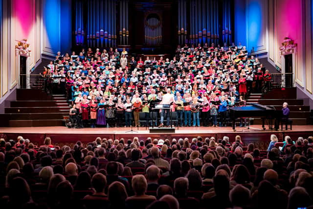 Edinburgh's Love Music Community Choir PIC: Andy Catlin