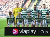 The Celtic starting eleven for the Viaplay Cup final.  (Photo by Craig Foy / SNS Group)