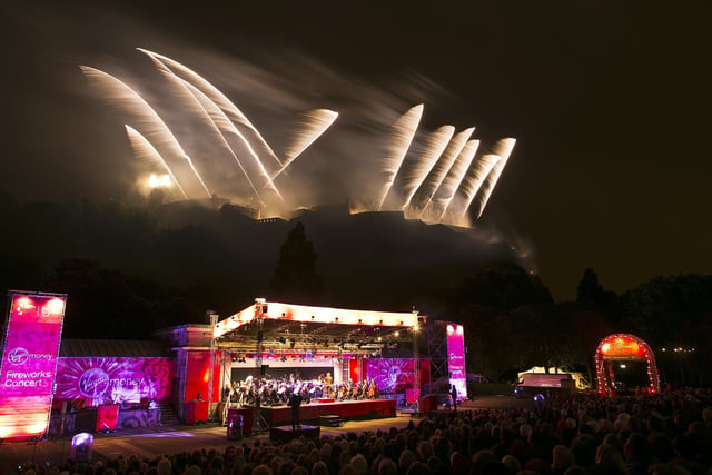 The festival fireworks in 2013. The display is the largest annual fireworks concert of its kind in the world.