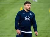 Rory Sutherland injured his shoulder against France. Picture: Ross Parker/SNS