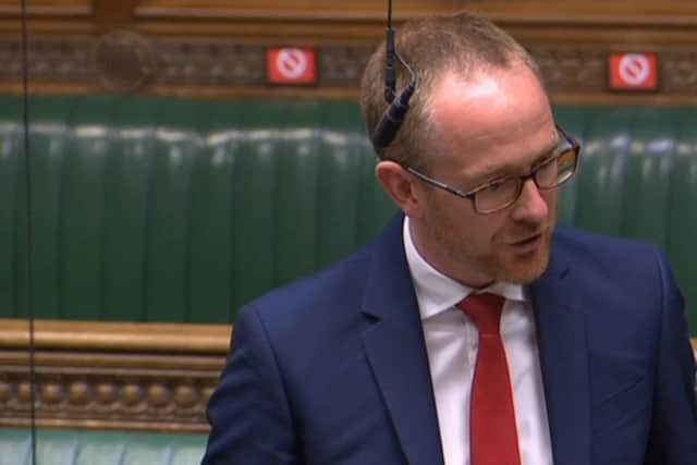 John Lamont MP at the House of Commons.