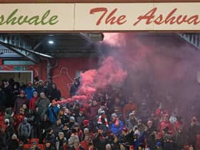 Aberdeen recorded their lowest league attendance since 2012.  (Photo by Ross Parker / SNS Group)