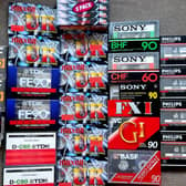 Some of my 'new old stock' blank cassettes - tapes produced decades ago, in some cases, that remain in their sealed packaging. Picture: Scott Reid