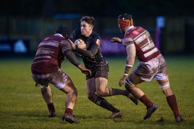 Ollie Smith in action for Ayrshire Bulls against Watsonians in a 2019 Super6 match. Picture: Paul Devlin/SNS