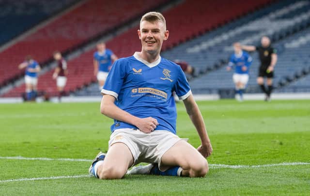 Rory Wilson was prolific last season for Rangers' youth teams.