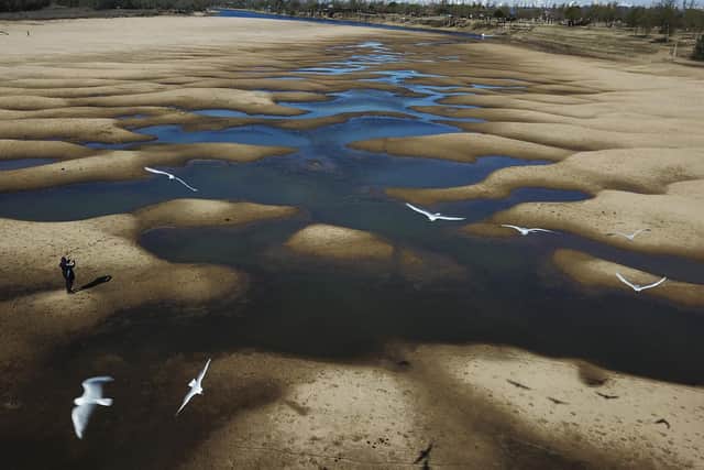 A drought in Rosario, Argentina has seen areas of the Parana river basin, which provides drinking water for close to 40 million people in South America, dry up - environmentalists believe climate change, diminishing rainfall, deforestation and the advance of agriculture is to blame