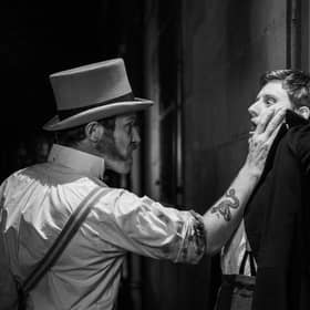 Henry Pettigrew and Lorn Macdonald in The Strange Case of Dr Jekyll and Mr Hyde. Picture: Henry Home