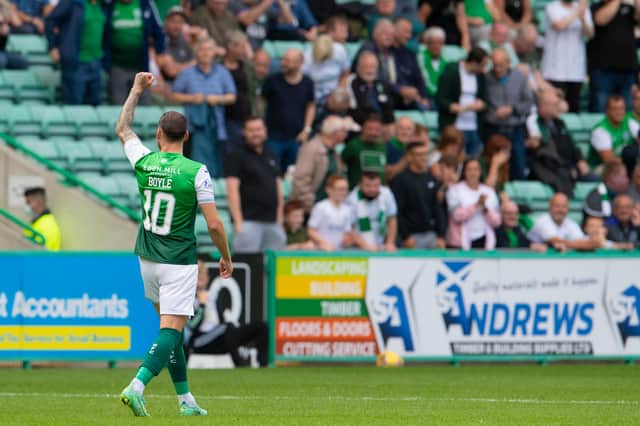 Martin Boyle is set to agree a new contract at Hibs.