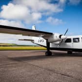 Loganair has used Britten-Norman Islanders for inter-Orkney flights since 1967. Picture: Loganair